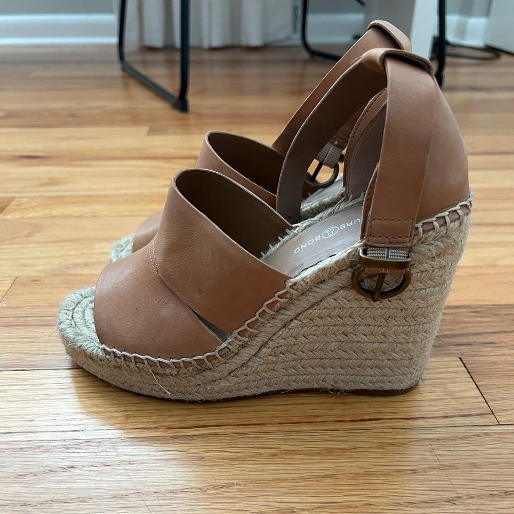 Treasure & Bond Tan Wedge Sandals